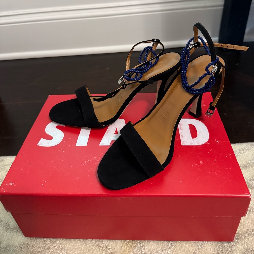 STAUD Petra Black Heels NWT